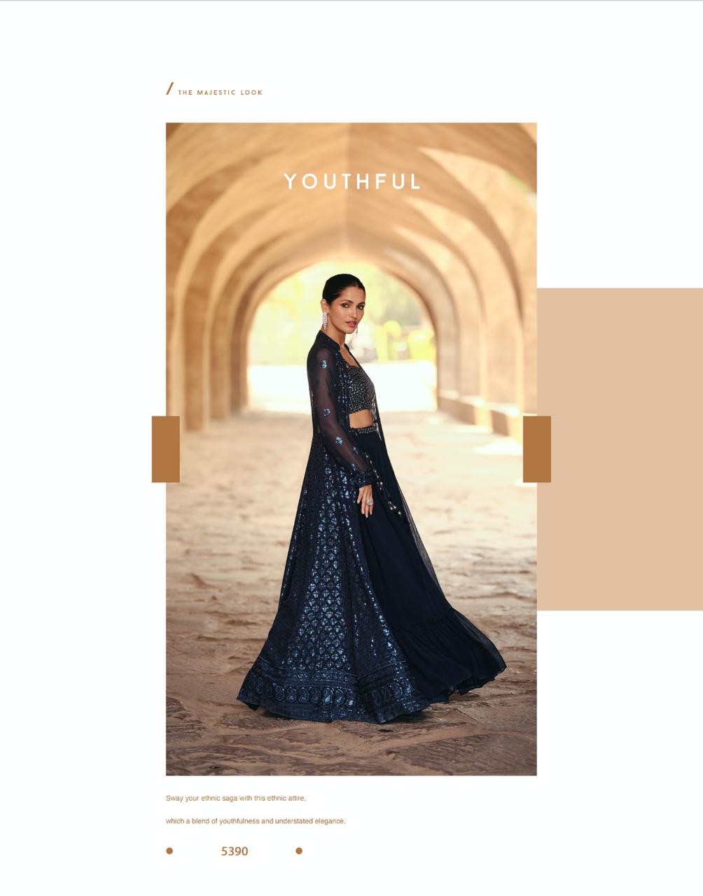Sayuri Jewel Chinno Silk Real Georgette Wedding Wear Gown Catalog
